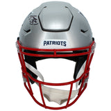 A.J. Brown Autographed New England Patriots SpeedFlex Authentic Helmet Beckett