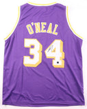 Shaquille O'Neal Signed Los Angeles Lakers Jersey (AI Hologram) 4xNBA Champion