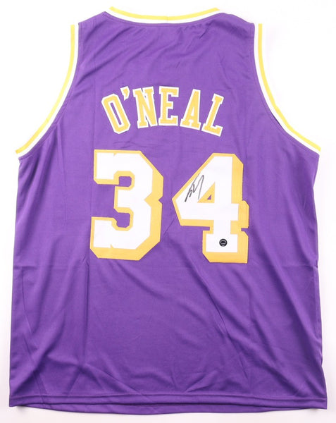 Shaquille O'Neal Signed Los Angeles Lakers Jersey (AI Hologram) 4xNBA Champion