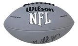 Rob Gronkowski New England Patriots Signed Wilson MVP Replica Football PSA