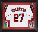 Vladimir Guerrero Authentic Signed White Pro Style Framed Jersey BAS Witnessed