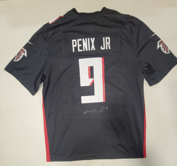 MICHAEL PENIX SIGNED ATLANTA FALCONS NIKE AUTHENTIC SCREENPRINT JERSEY BECKETT