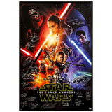Star Wars Cast Autographed 2015 The Force Awakens 27x40 Movie Poster * 21 Autos!