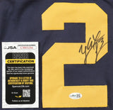 Yaxel Lendeborg Signed Michigan Wolverines Jersey (JSA COA)