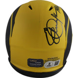 Eric Dickerson Autographed Los Angeles Rams Rave Mini Helmet HOF Beckett 49601
