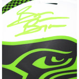 Brian Bosworth Autographed Seattle Seahawks Lunar Mini Helmet BAS 40061