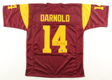 Sam Darnold Signed USC Trojans Jersey (Beckett) Seahawks Super Bowl LX Champ Q.B