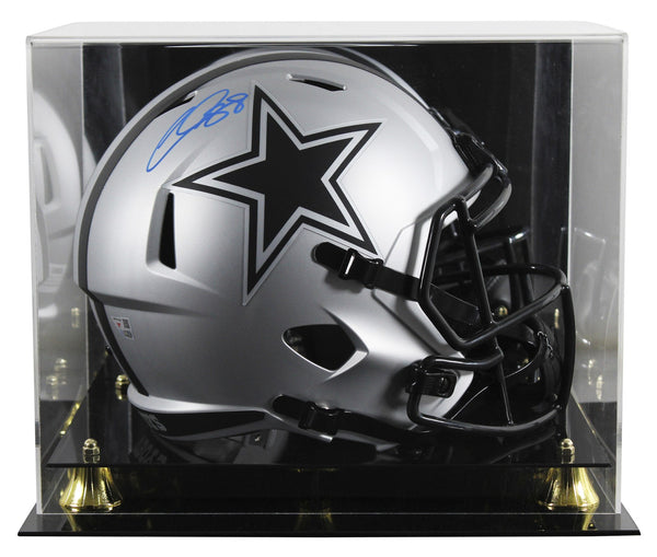 Cowboys CeeDee Lamb Signed Rave Full Size Speed Rep Helmet W/ Case Fanatics