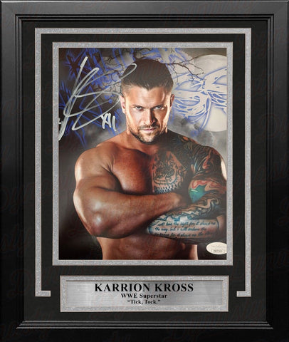 Karrion Kross Arms Folded Autographed 8" x 10" Framed WWE Wrestling Photo