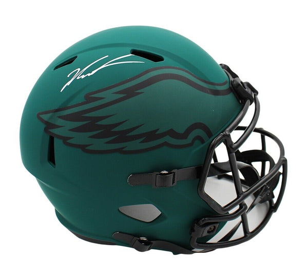 Jalen Carter Signed Philadelphia Eagles Speed Full Size Rave NFL Helmet