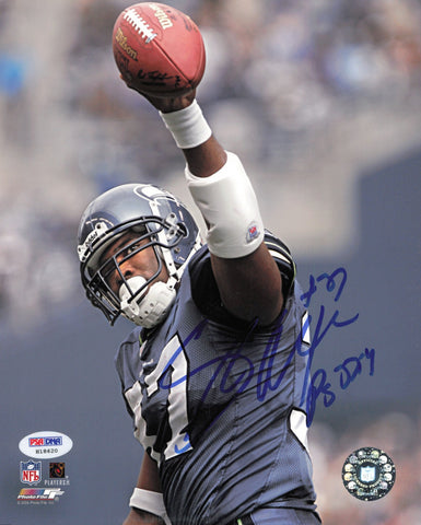 Shaun Alexander Autographed Signed 8x10 Photo Seattle Seahawks PSA/DNA #H18620