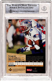 Ty Law Autographed 1995 SP #174 Rookie Card Beckett Slab 40759