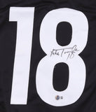 Mike Tomczak Signed Pittsburgh Steelers Jersey (Beckett)Ex-Ohio State Buckeye QB