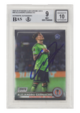 Alejandro Garnacho Signed 2022 Topps Stadium Club Chrome RC - BGS 9 AUTO 10