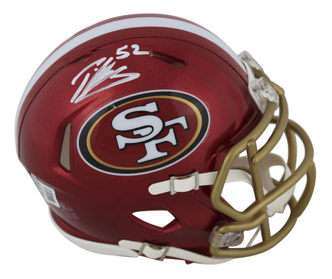 49ers Patrick Willis Authentic Signed Flash Speed Mini Helmet BAS Wit #1W167364
