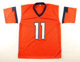 Troy Franklin Signed Denver Broncos Jersey (Beckett) 2024 Round Pick Oregon Duck