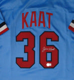 Twins HOF 'er JIM KAAT Signed Custom Replica Minnesota Throwback Jersey AUTO JSA