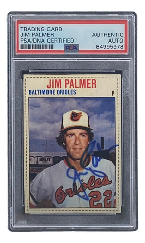 Jim Palmer Signed Baltimore Orioles 1979 Hostess #11 Trading Card PSA/DNA