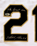 Roberto Clemente Jr Signed Pittsburgh Pirates Jersey Inscr "The Great One" (PSA)