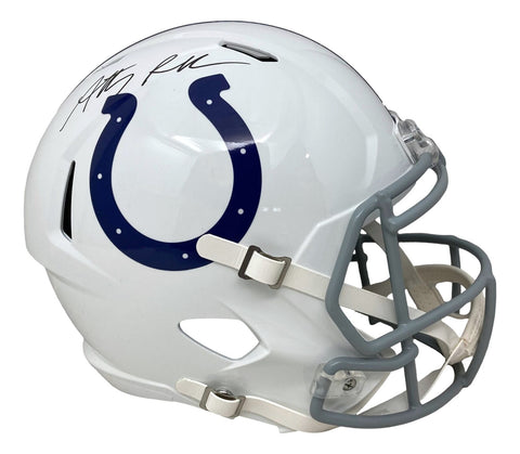Anthony Richardson Signed In Black Colts Full Size Replica Speed Helmet Fanatics