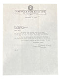 Connie Mack Philadelphia Athletics Signed Hand Written Letter BAS A31890 Auto 10