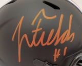 JUSTIN FIELDS AUTOGRAPHED OHIO STATE ECLIPSE SPEED MINI HELMET BECKETT 189796
