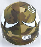 Justin Jefferson Autographed Vikings Camo Speed Mini Helmet-Beckett W Hologram