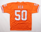Vita Vea Signed Tampa Bay Buccaneers Throwback Creamsicle Jersey (Beckett) N.T.