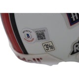 John Elway Autographed Hall of Fame VSR4 Authentic Mini Helmet Beckett 44240