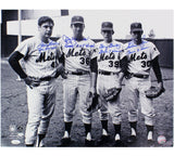 Seaver, Gentry, Koosman & Ryan Signed New York Mets Unframed 16x20 Photo - Insc