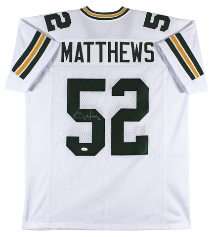 Clay Matthews III Authentic Signed White Pro Style Jersey Autographed JSA