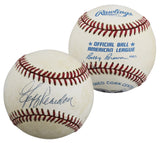 Twins Jeff Reardon Authentic Signed Bobby Brown OAL Baseball BAS #BU64180