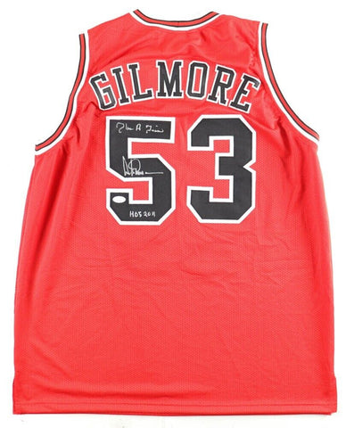 Artis Gilmore Signed Chicago Bulls Jersey Inscribed The A-Train & HOF 11 JSA COA