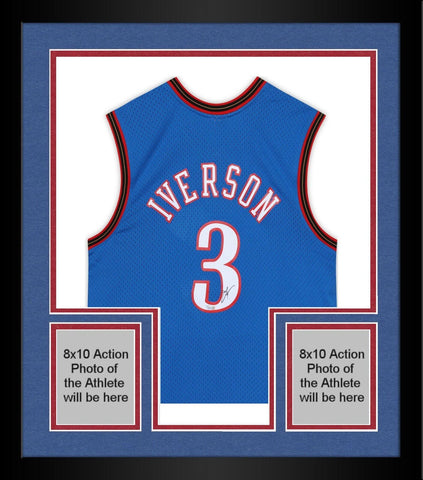 FRMD Allen Iverson 76ers Signed Mitchell & Ness 1999-00 Hardwood Swingman Jersey