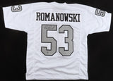 Bill Romanowski Signed Oakland Raiders Jersey (Beckett) 4xSuper Bowl Champ L.B.