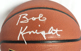 Bob Knight Autographed Wilson NCAA Basketball - JSA W/ *Silver
