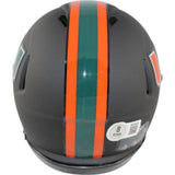 Jimmy Johnson Autographed Miami Hurricanes Alt Nights Mini Helmet Beckett 50132