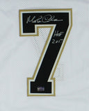 Morten Andersen Signed New Orleans Custom White Jersey With "HOF 2017" Insc.
