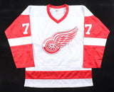 Paul Coffey Signed Detroit Red Wings Jersey (Beckett) NHL HOF 2004 Defenseman