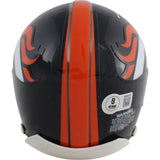 Steve Atwater Autographed Denver Broncos VSR4 TB Mini Helmet HOF Beckett 49066