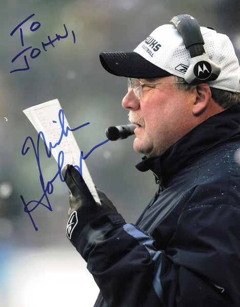 Mike Holmgren Autographed Signed 11x14 Photo Seattle Seahawks SKU #243991