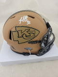 NICK BOLTON SIGNED KANSAS CITY CHIEFS STS2 SPEED MINI HELMET BECKETT QR