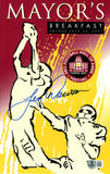 Len Dawson Signed Kansas City Chiefs 97 Mayor's Breakfast Program Beckett 57204