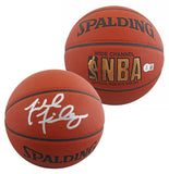 Mavericks Michael Finley Authentic Signed Spalding Basketball BAS #BV01128