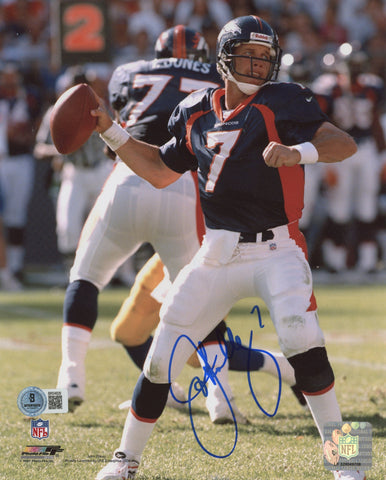 Broncos John Elway Authentic Signed 8x10 Photo Autographed BAS #BR54826