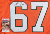 Russell Maryland Signed Miami Hurricanes Jersey (JSA COA) 2xNational Champion