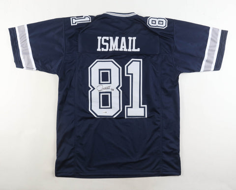 Raghib "Rocket" Ismail Signed Dallas Cowboys Jersey (JSA) Ex-Notre Dame Receiver