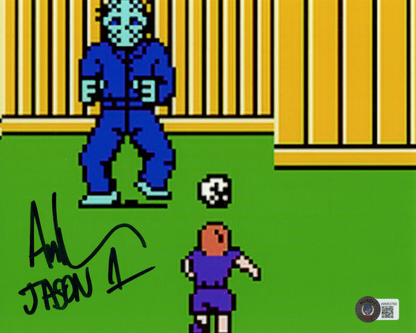 Ari Lehman Autographed/Signed Friday The 13th 8x10 Photo Jason Beckett 36394