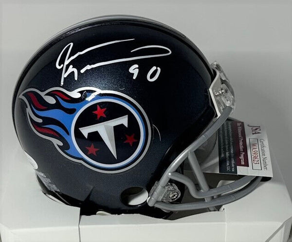 Titans Pro Bowler JEVON KEARSE Signed Riddell VSR4 Mini Helmet AUTO - JSA
