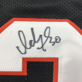 Autographed/Signed ICKEY WOODS Cincinnati Black Jersey JSA COA Auto